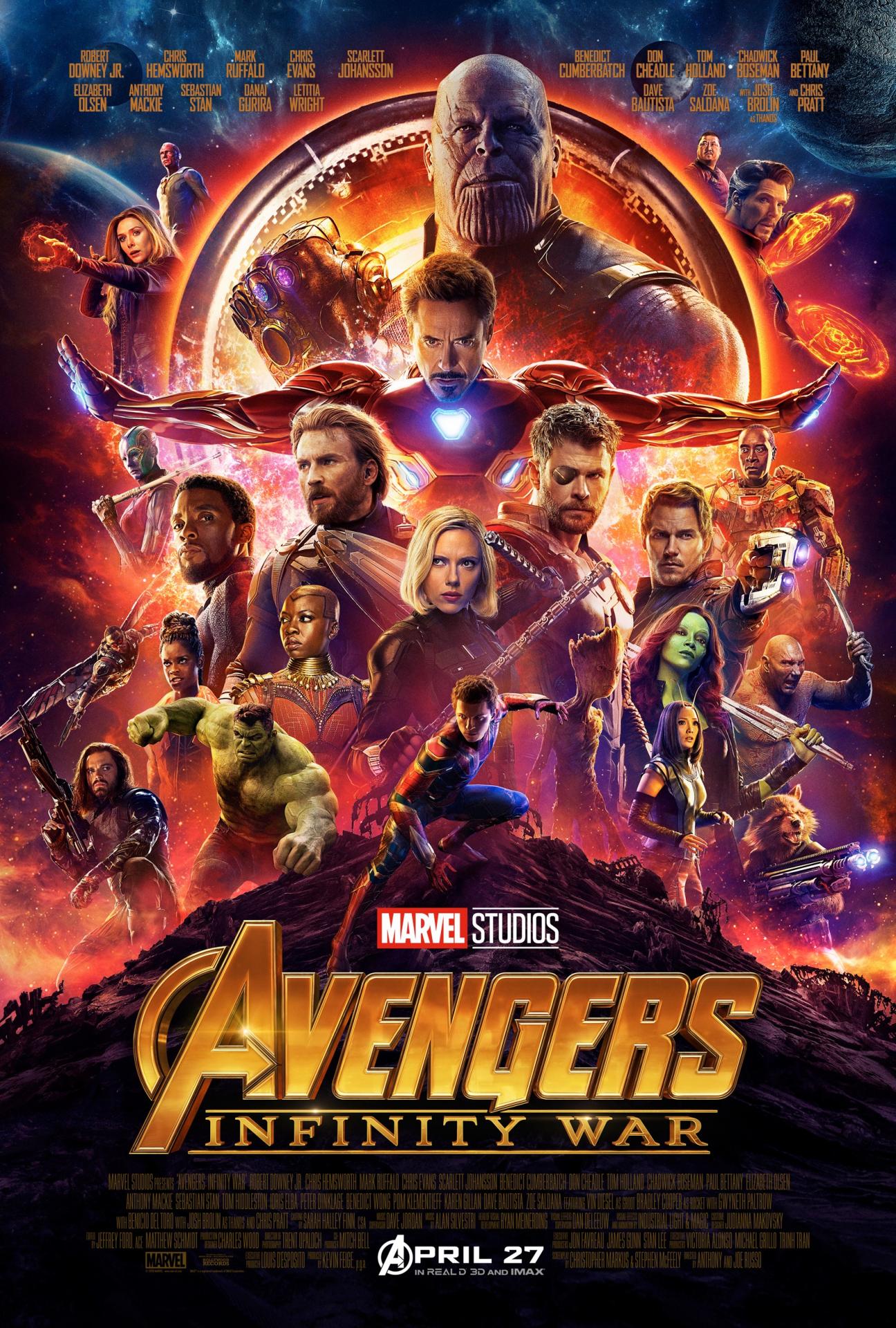 Avengers infinity war poster 1