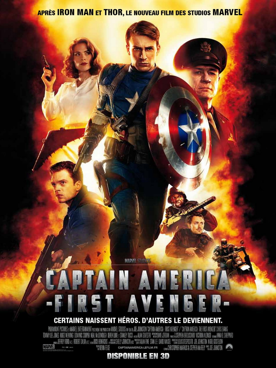 Captain america first avenger affiche
