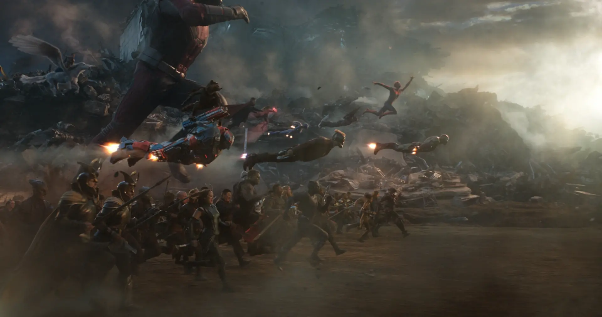 Ae bataille de la terre avengers au combat
