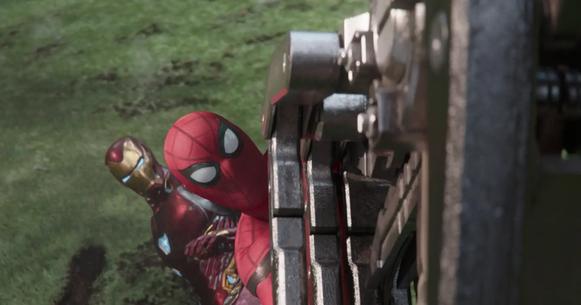Aiw spider man sauve iron man de cull obsidian