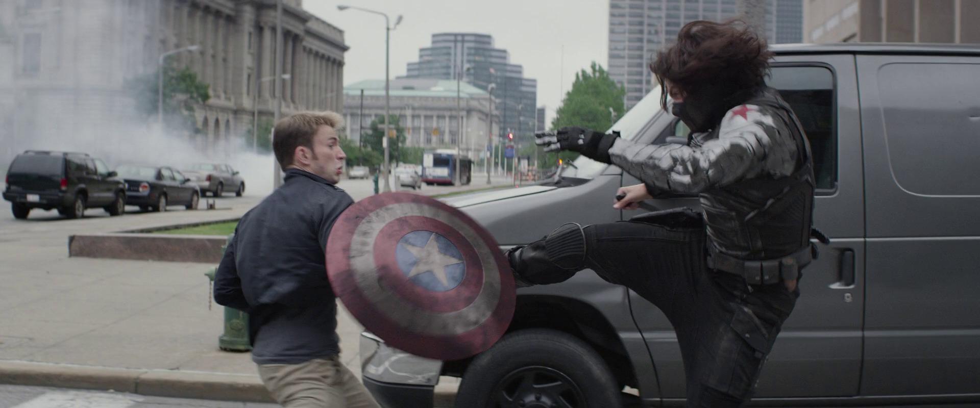 Catws soldat de l hiver affronte captain america