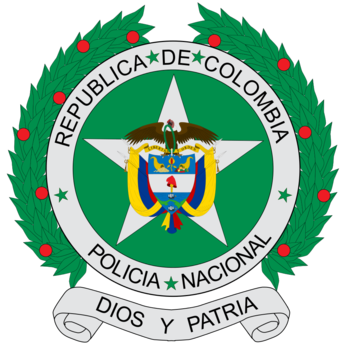 Coat of arms of colombian national police 1