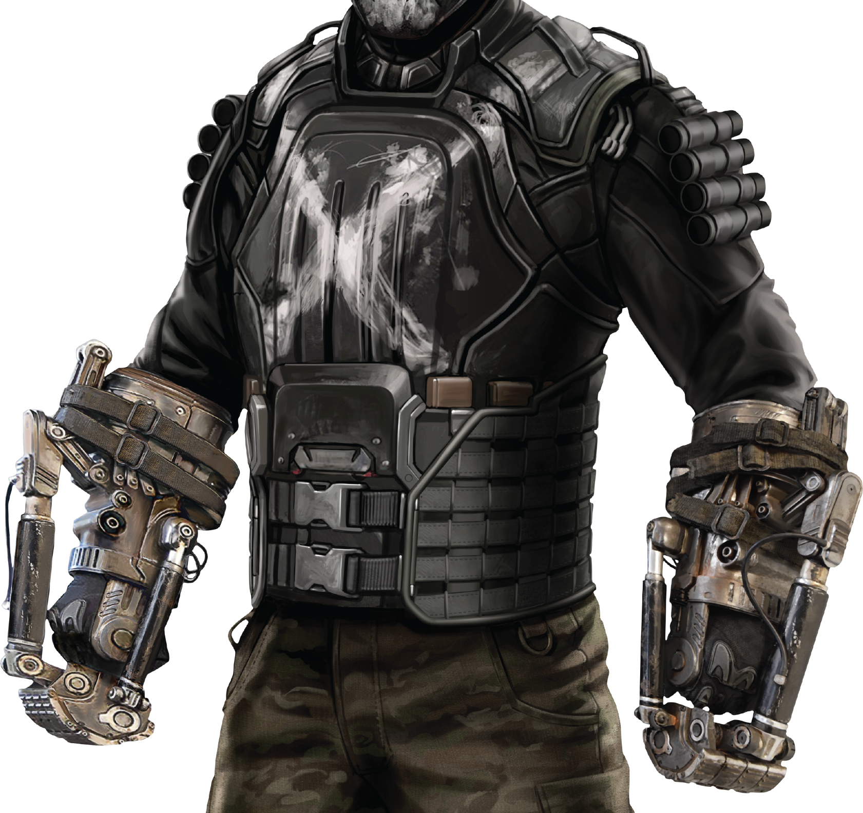 Crossbones battlefield suit