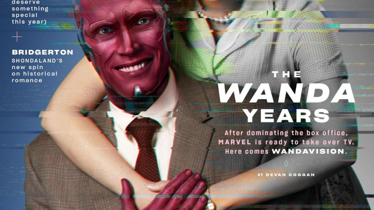 WandaVision - La Sorcière Rouge et la Vision font la une de Entertainment Weekly !