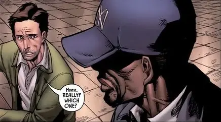 Hulk comics banner parle a nick fury en civil