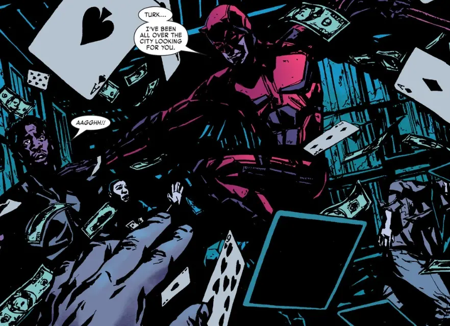 Jj comics daredevil attaque turk barrett
