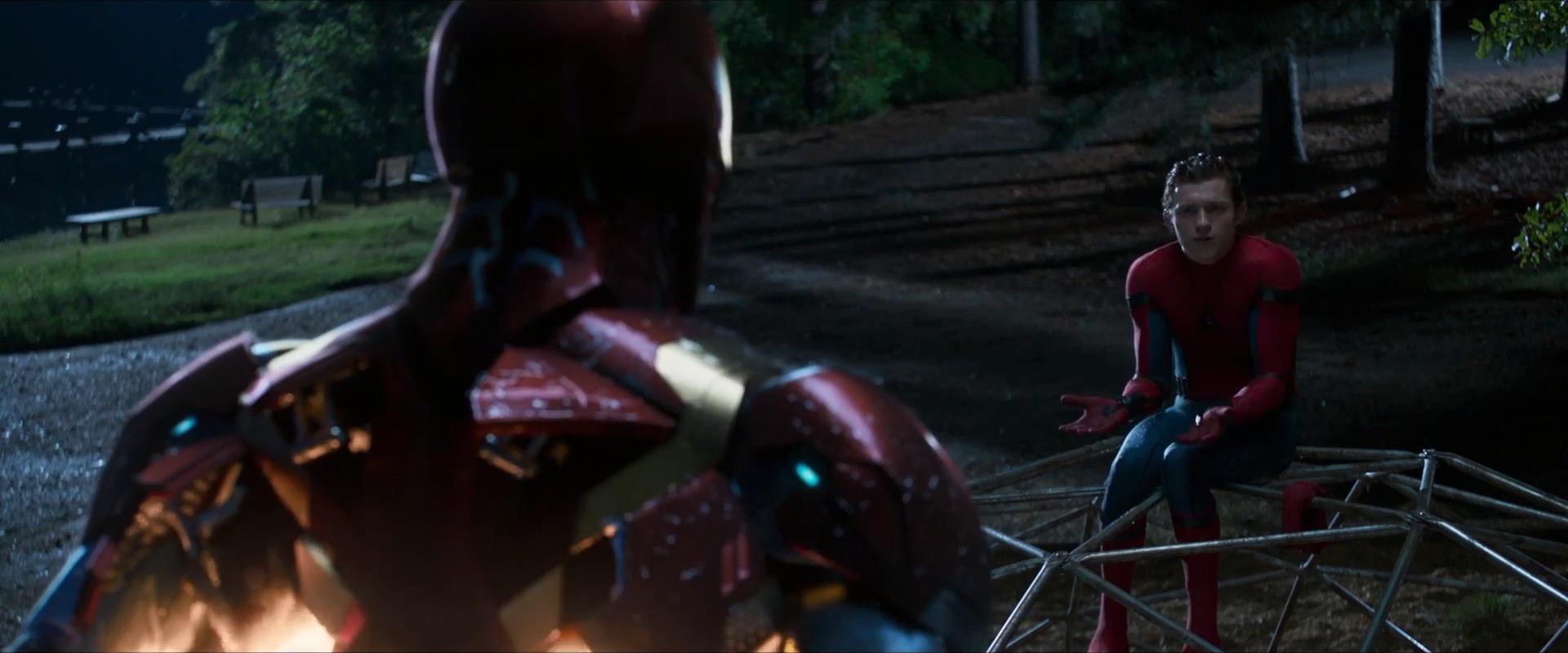 Smh spider man et iron man discutent du vautour