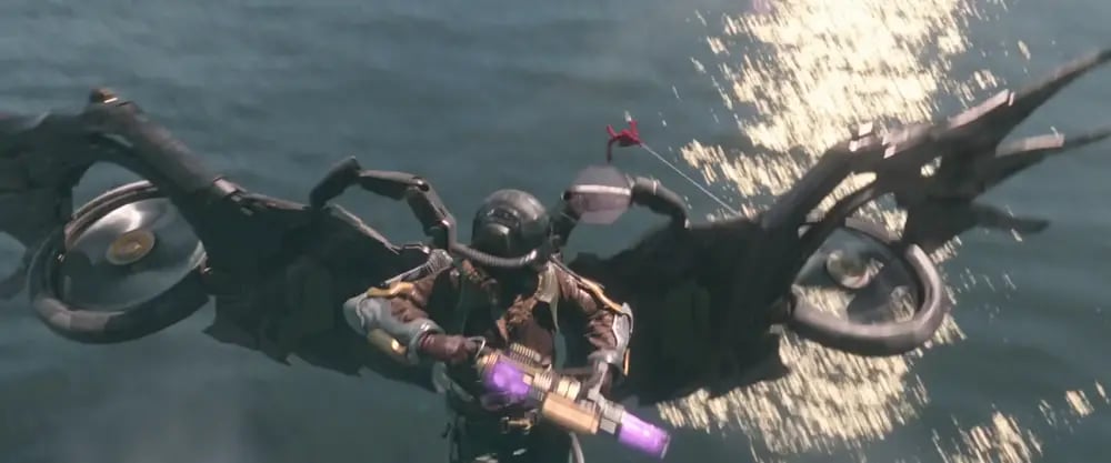 Smh vautour vs spider man au dessus de l hudson
