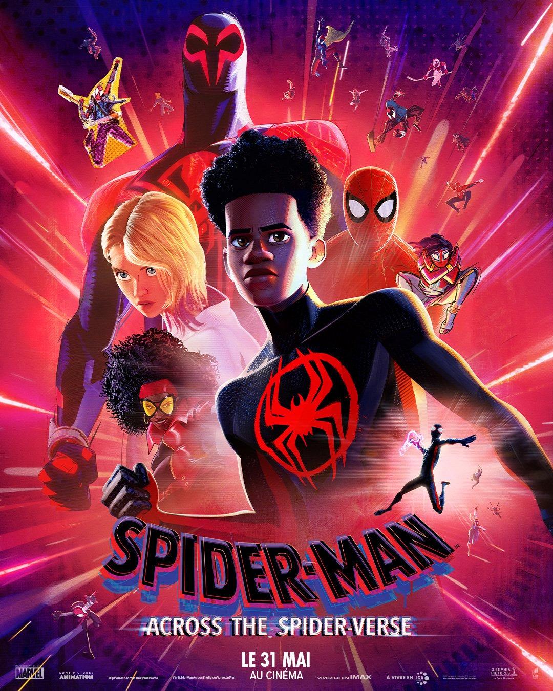 Spiderman acrossspiderverse affiche