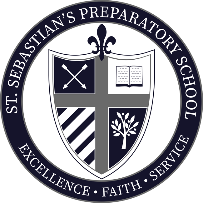 St sebastian preparatory school logo