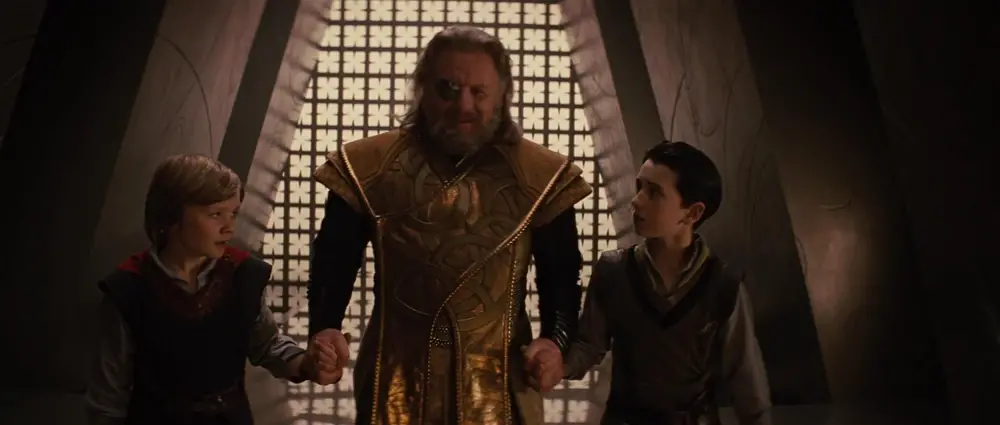 Th thor et loki enfants avec odin