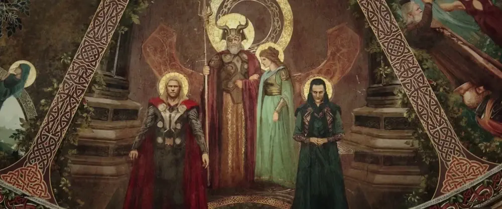 Tr fresque asgardian royal family